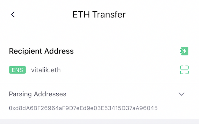 CoinEx Wallet域名转账